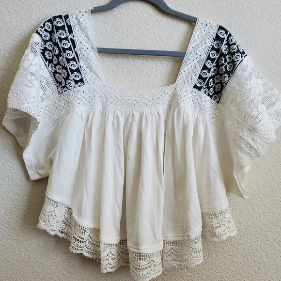 Free People Prairie Days Top. NWOT - Picture 8 of 9